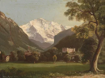 Uitzicht op de Jungfrau